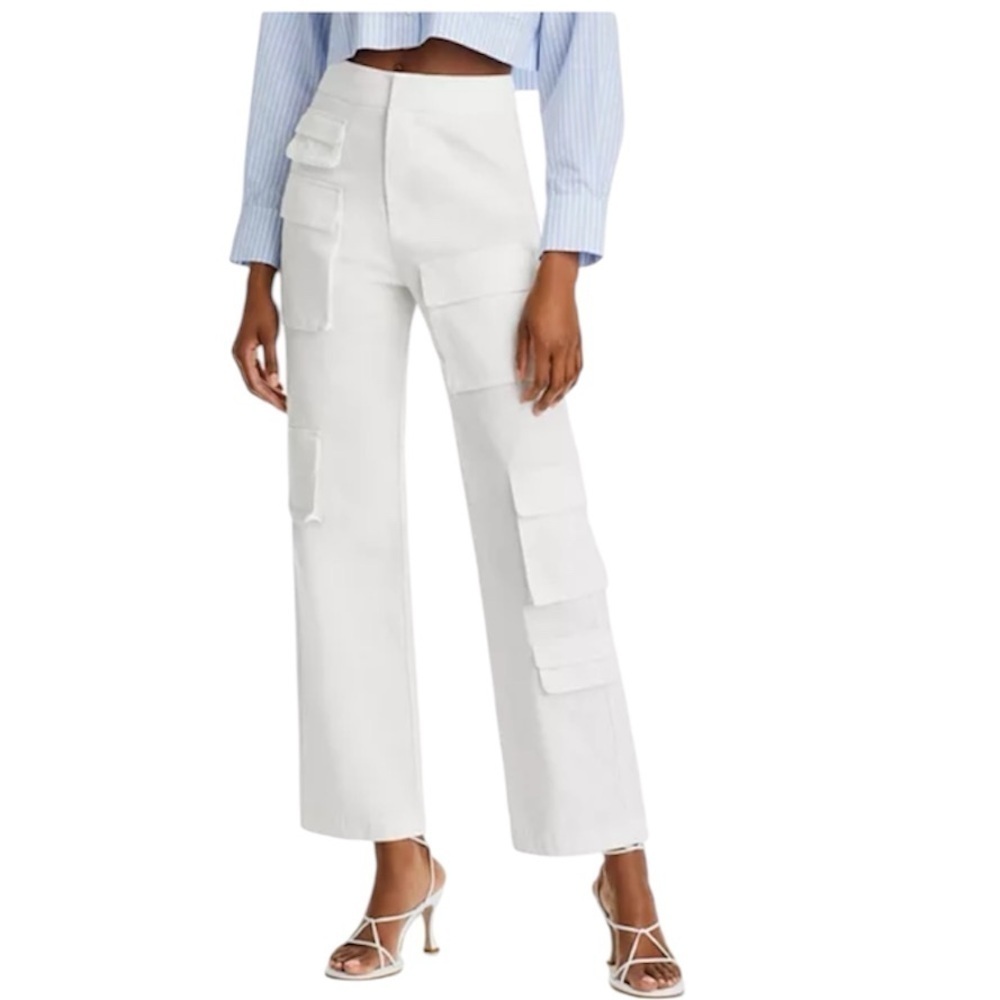 GREY LAB | Women’s Cotton High Waisted Cargo Pants Size Medium